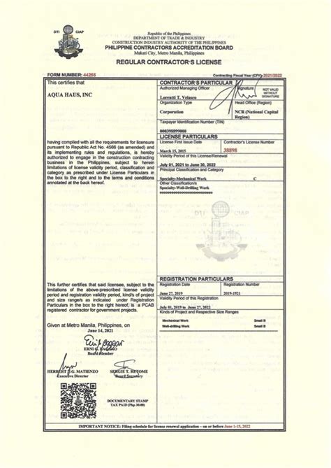list of registered contractors with valid pcab license|PCAB Online License Verification Website .